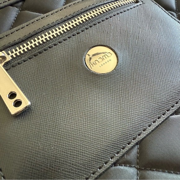 Quilted Black Laptop Bag - Picture 2 of 10